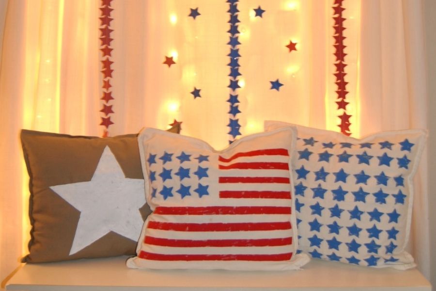 patriotic pillow covers