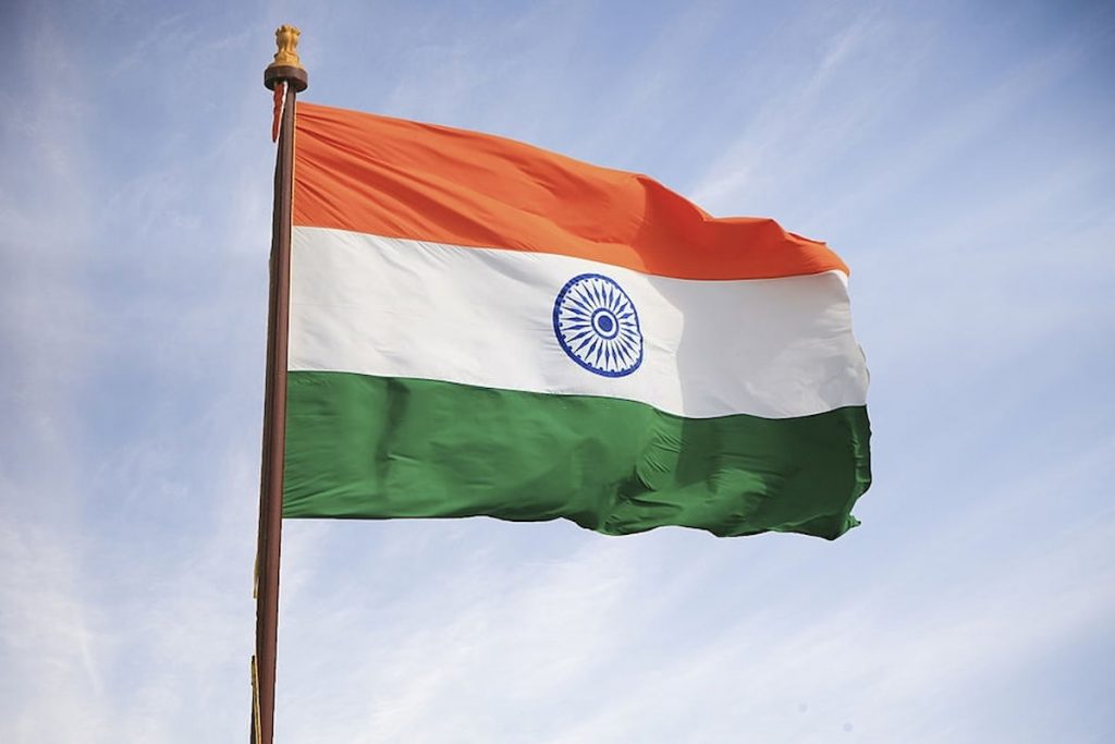 orange white green indian flag