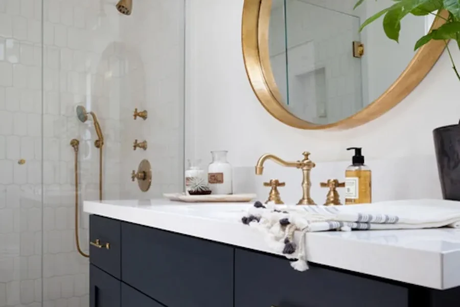 gold faucets for your bathroom