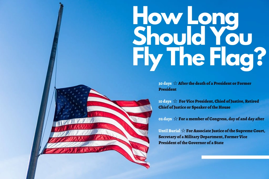 how long should you fly the flag