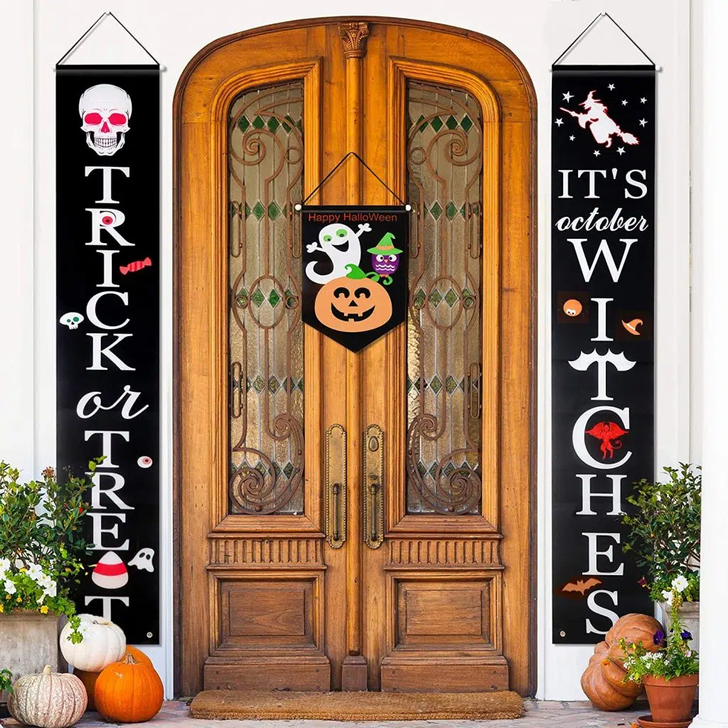 Flag halloween banner