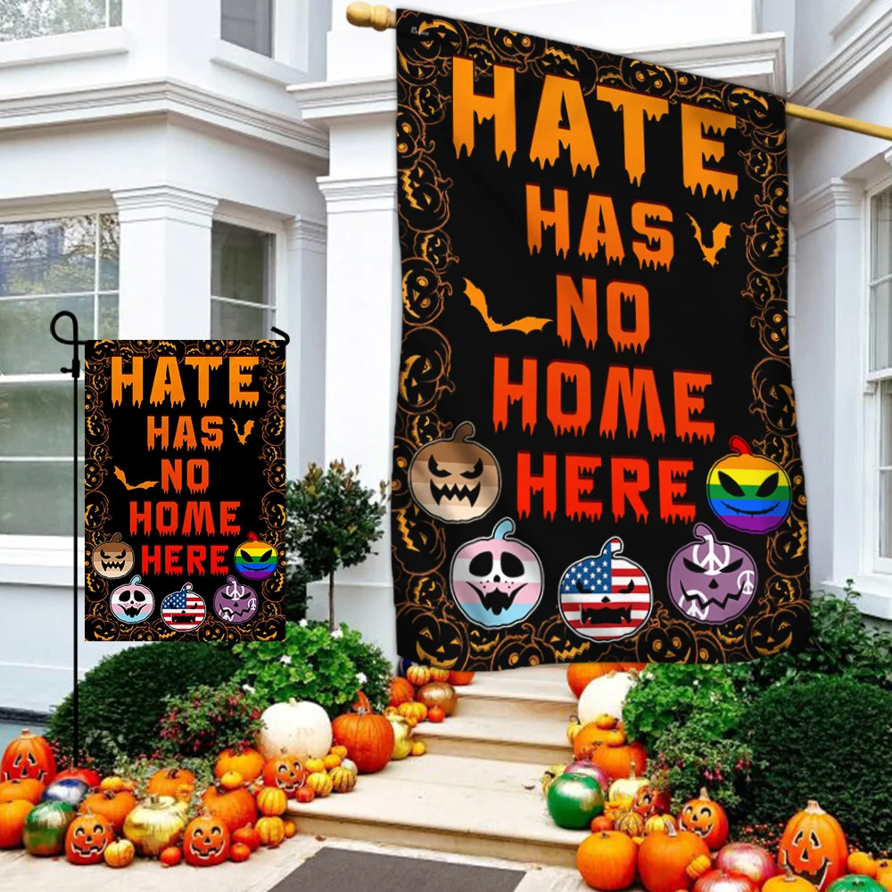 Hate Has No Home Here Flag LGBT