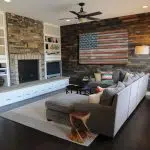 Kitchen US wood flag