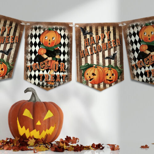 Vintage Halloween Bunting