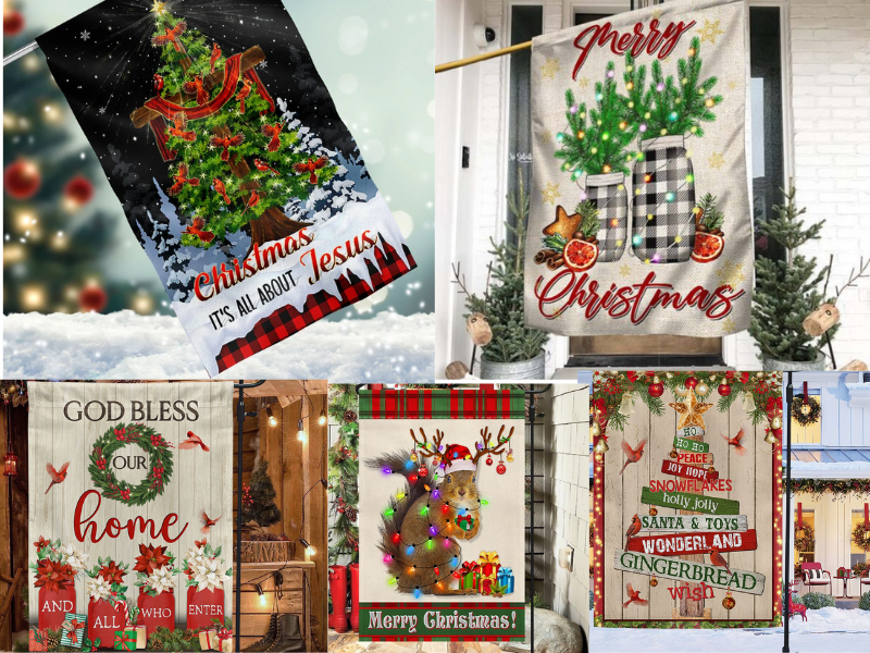 Christmas Garden Flag Are The Perfect Way To Show Your Holiday Spirit​