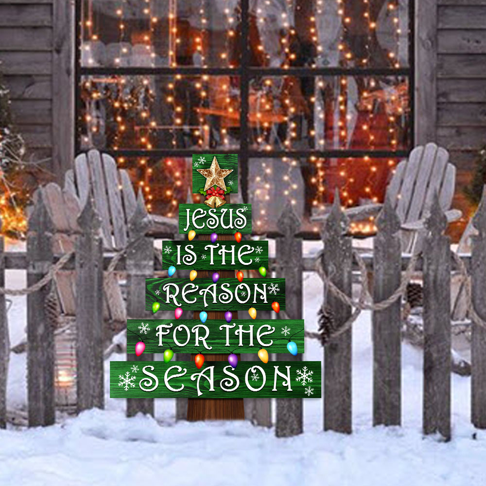 Metal Christmas outdoor signs FLAGWIX