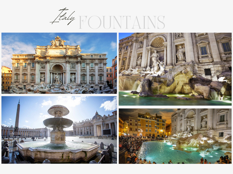 fountains in Italy