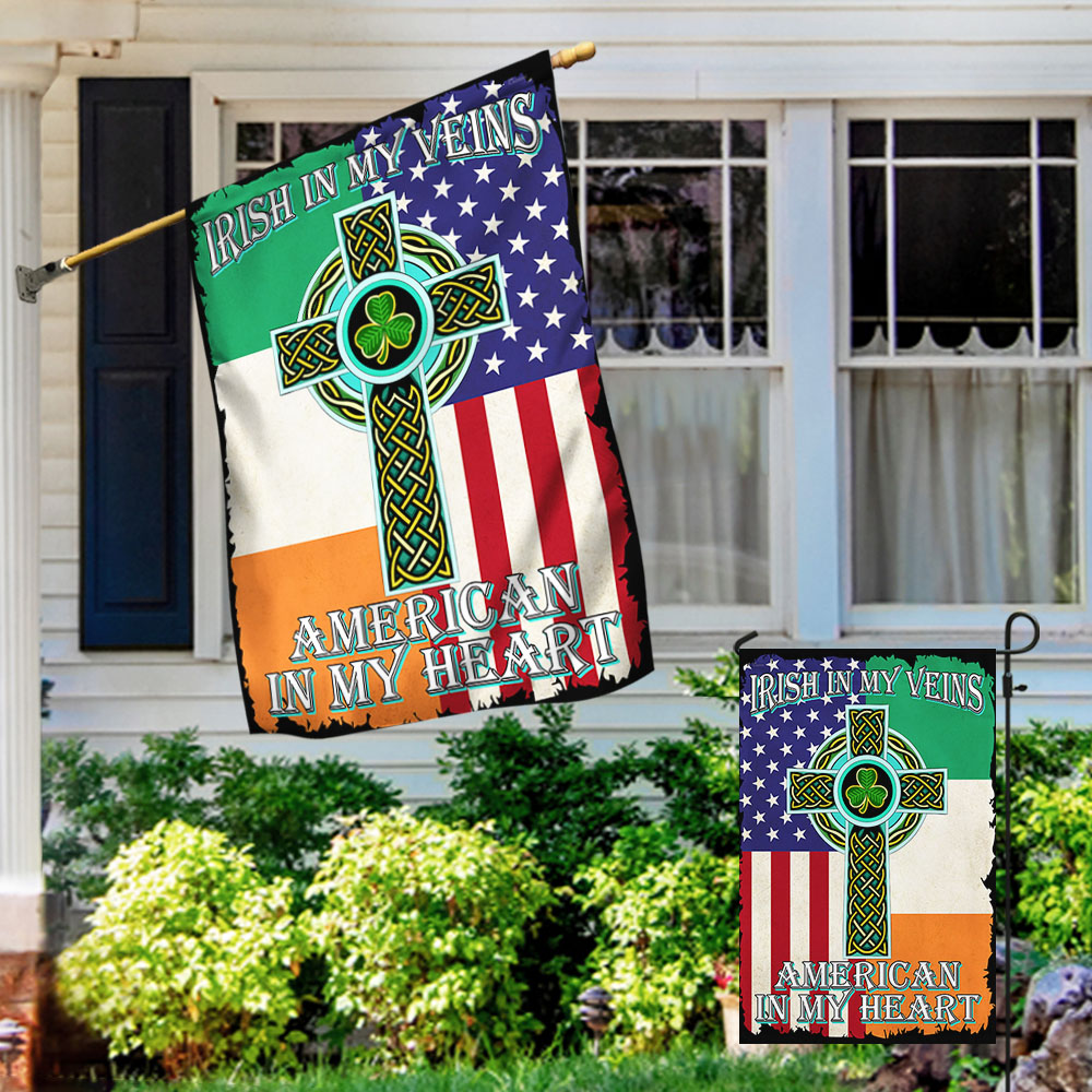 Flagwix Irish American Flag