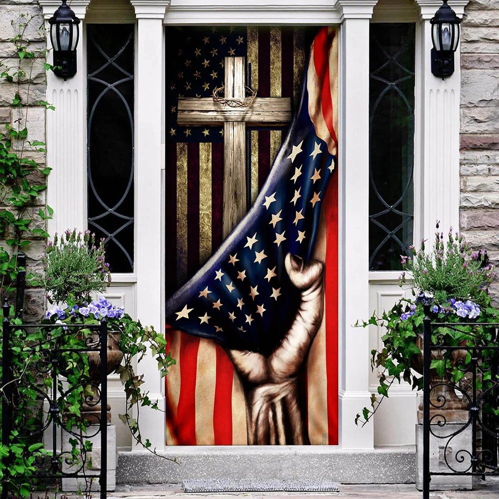 Christian Cross Door Cover