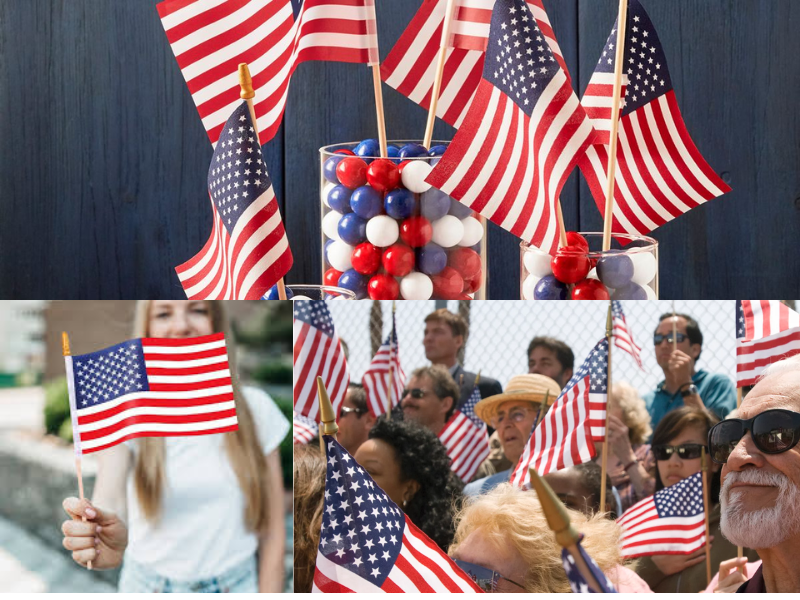 Handheld Flags For the 4th Of July​