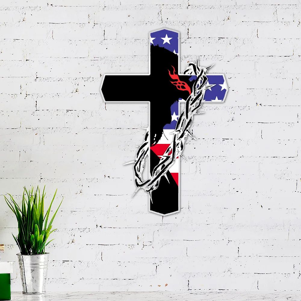 Christian Cross Metal Sign It’s Not A Religion It’s A Relationship BNN298MS