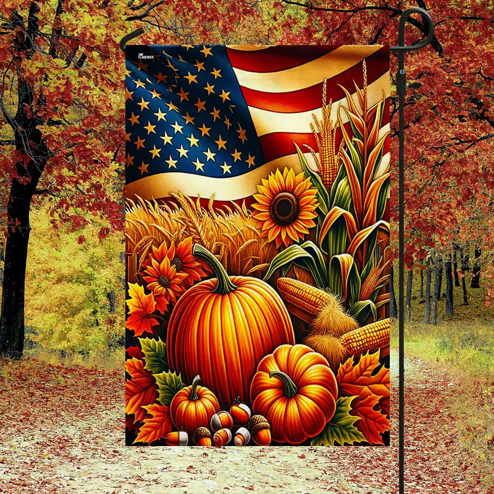 fall harvest flag