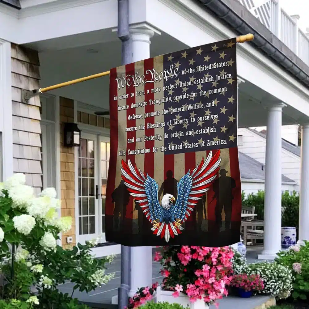 American Patriotic Eagle, We The People of the United States Flag TPT880F
