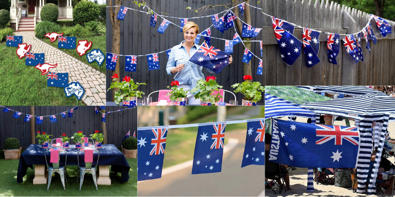 Austrailia Day outdoor decor