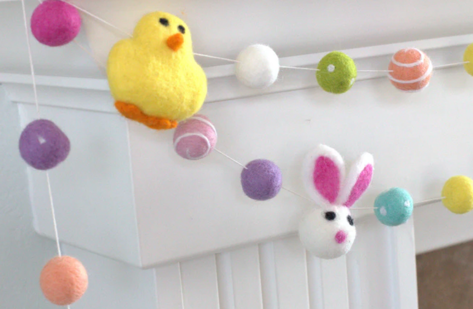 Bunny and Chick Easter Garlands