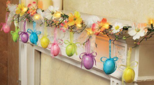 Lighted Easter Garlands
