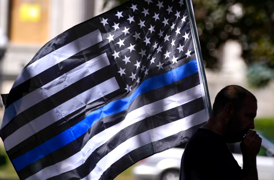 Thin Blue Line Flag