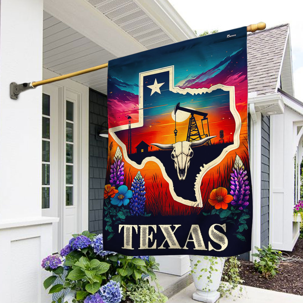 FLAGWIX Texas Bluebonnet Flag