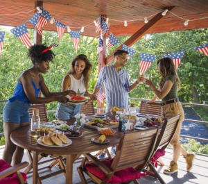 outdoor patriotic party