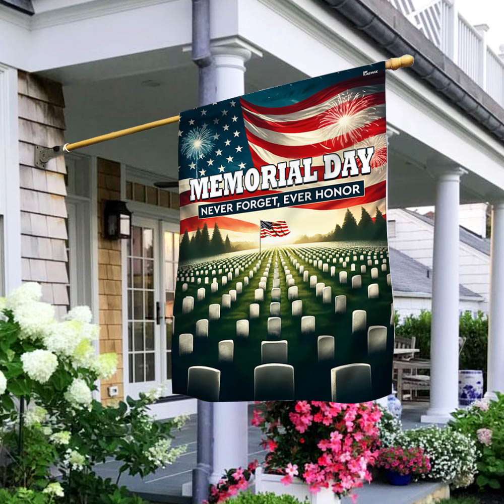 Memorial Day Remember And Honor American Flag TQN2875F
