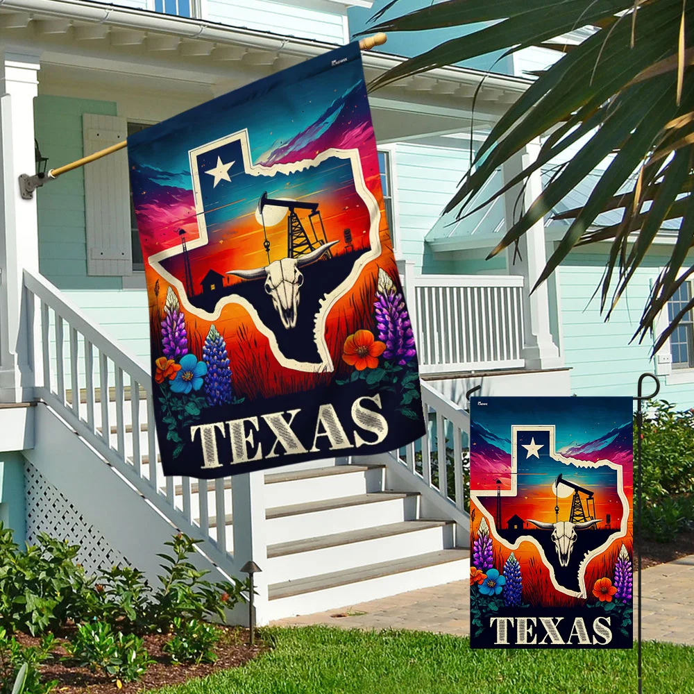 FLAGWIX Texas Bluebonnet Flag