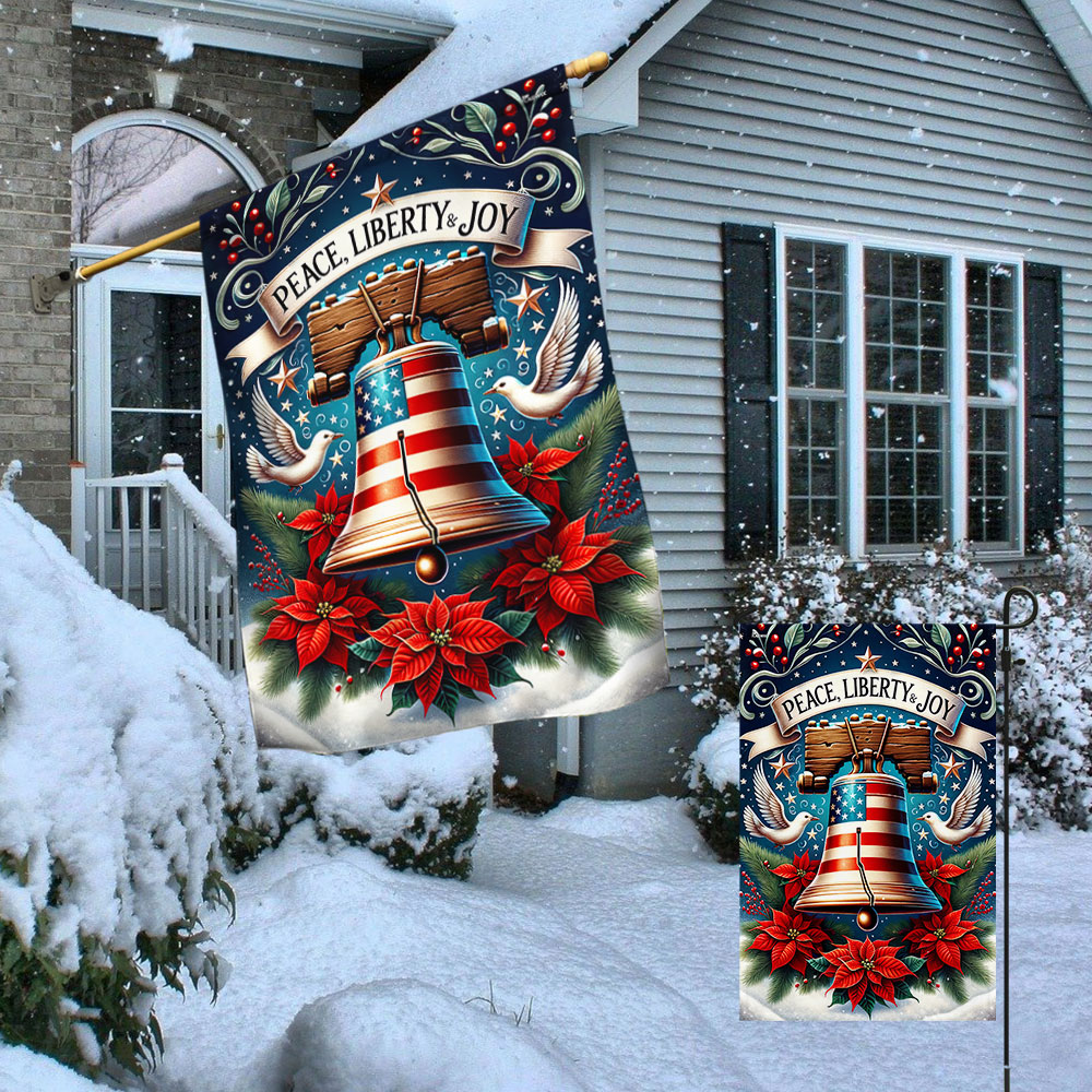 Liberty Bell Christmas Flag TQN1945F
