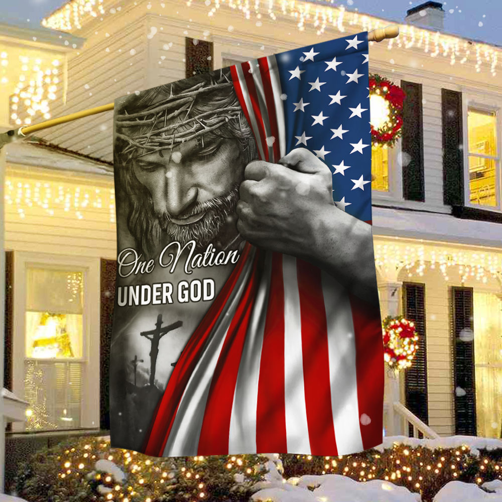 Jesus Flag. One Nation Under God Jesus Flag