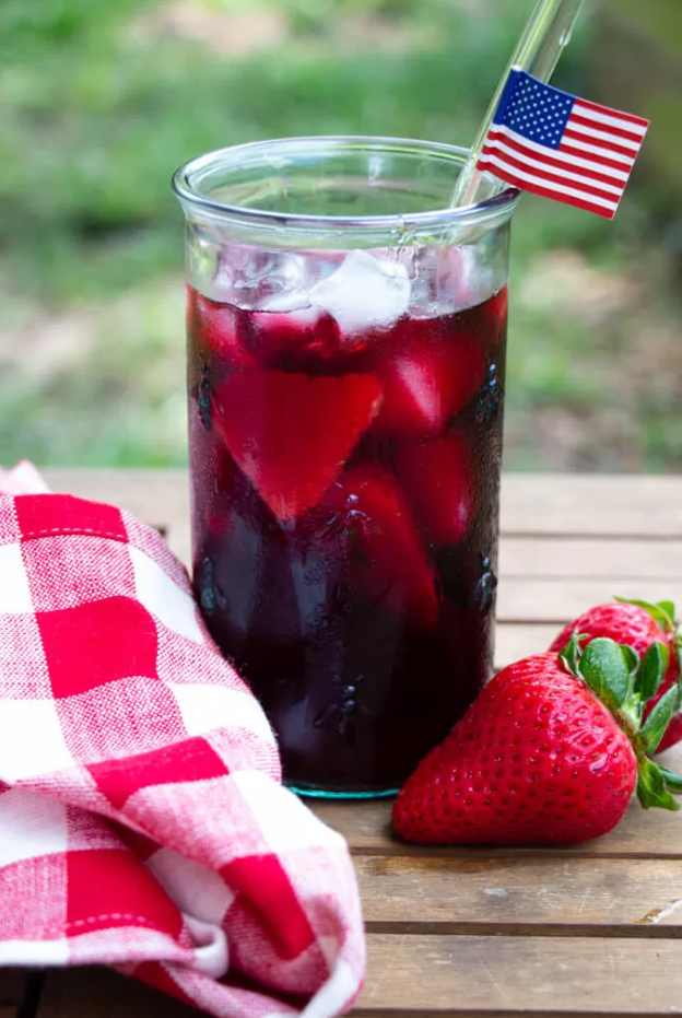 patriotic iced tea