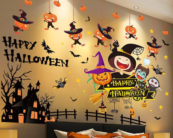 Halloween Glass and Wall Decals