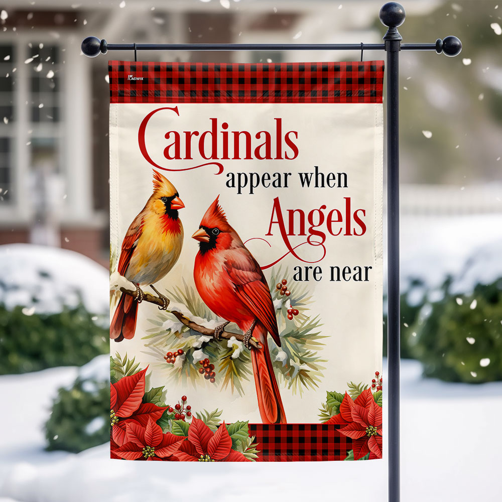 FLAGWIX Cardinal Flag Cardinals Appear When Angels Are Near Christmas Cardinals Flag