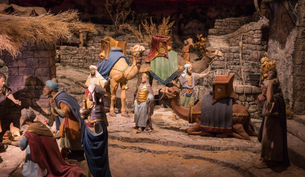 The origin of the nativity scene