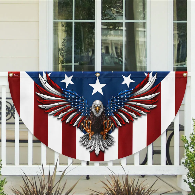 Patriot Flag Eagle Bunting Flag