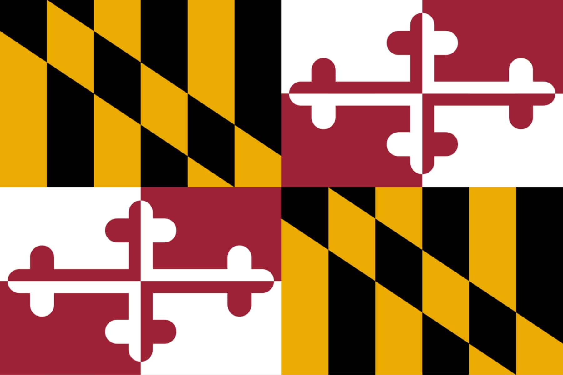 maryland flag colors
